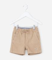 Bermuda Infantil em Sarja Lavada - Tam 1 a 5 Anos - 1