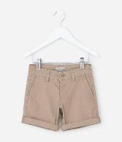 Bermuda Infantil em Sarja com Bolso Faca - Tam 1 a 6 Anos - 1