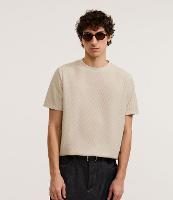 Camiseta em Algodão Canelada com Gola Redonda - 1