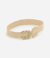 Cinto Largo em Ráfia com Elástico Boho Romântico - 1