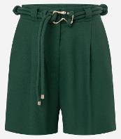 Short em Viscolinho com Cinto Corda e Fivela - 1