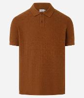 Camisa Polo Regular em Algodão com Textura Geométrica - 1