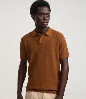 Camisa Polo Regular em Algodão com Textura Geométrica - 2