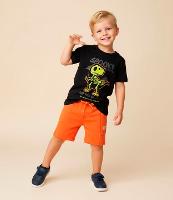 Camiseta Infantil com Estampa de Dino Esqueleto - Tam1 a 6 Anos - 2