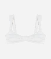 Biquíni Top Camisetinha em Microfibra Texturizada e Alças Grossas - 1