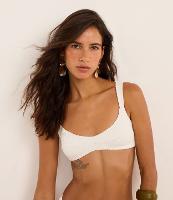 Biquíni Top Camisetinha em Microfibra Texturizada e Alças Grossas - 2