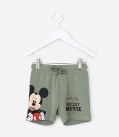Bermuda Infantil em Modal com Estampa do Mickey - Tam 1 a 6 Anos - 1