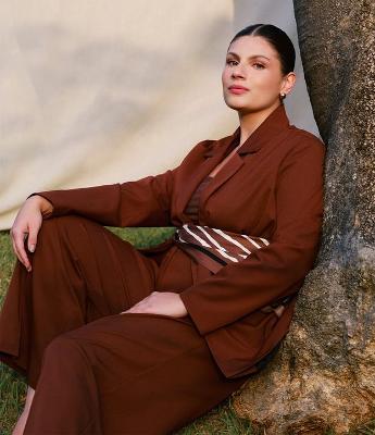 Blazer Alongado Alfaiatado Curve & Plus Size