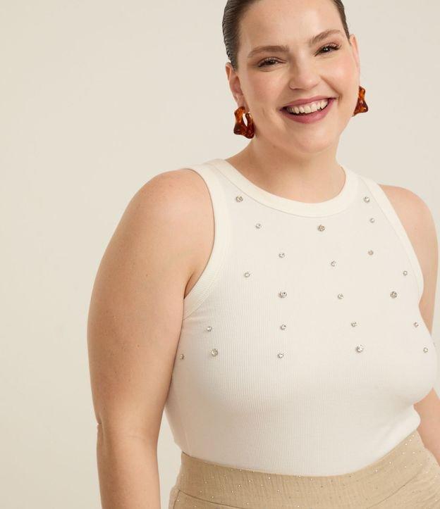 Regata em Ribana com Brilhos Curve & Plus Size - 3