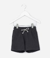 Bermuda Infantil com Textura Waffle - Tam 1 a 6 Anos - 1