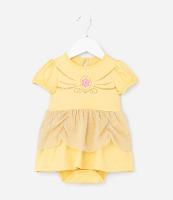 Vestido Body Infantil com Estampa Bella - Tam 0 a 18 meses - 1