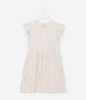 Vestido Infantil com Estampa Listrada - Tam 5 a 14 Anos - 1