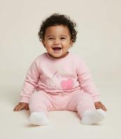 Blusão Infantil em Modal com Estampa de Cerejinhas - Tam 0 a 18 Meses - 2