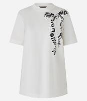 Camiseta em Algodão com Estampa de Laço - 1