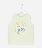 Regata infantil com Estampa Praia - Tam 1 a 6 Anos - 1