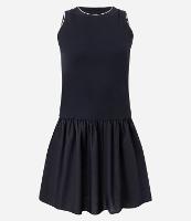 Vestido Curto em em Algodão com Saia Rodada - 1