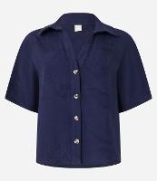 Camisa em Viscose com Textura Floral de Jacquard - 1