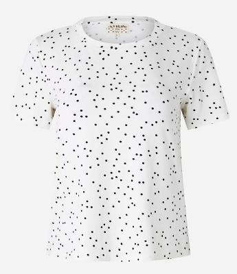 Blusa de Pijama em Viscose com Estampa Poá