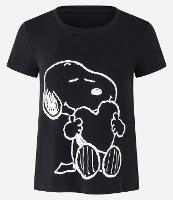 Blusa de Pijama com Estampa Snoopy e Peach Touch - 1