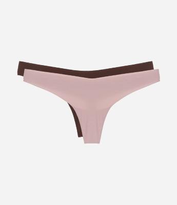 Kit 02 Calcinhas Biquíni Fio em Microfibra