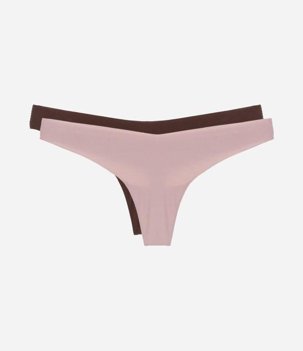 Kit 02 Calcinhas Biquíni Fio em Microfibra - 1