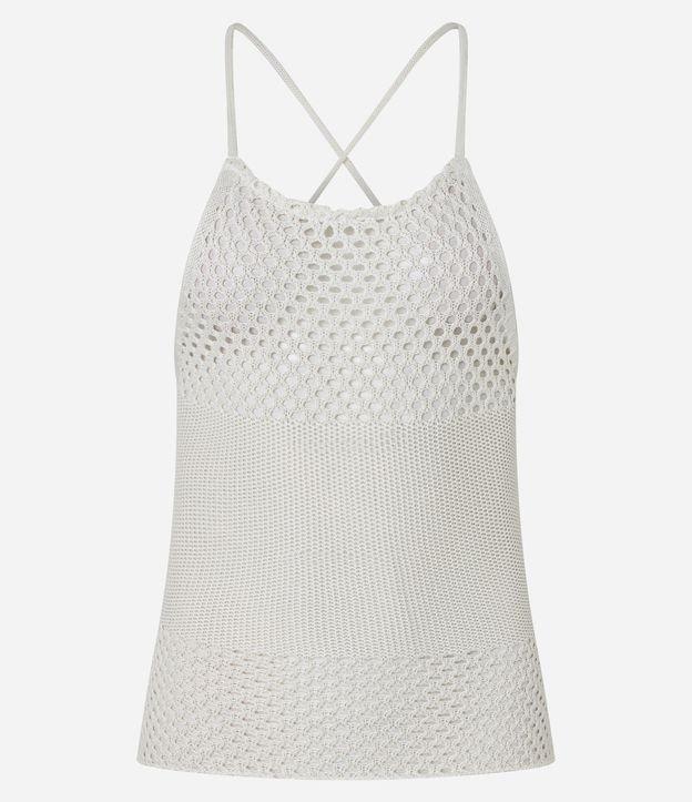 Blusa Frente Única em Tricô - 1