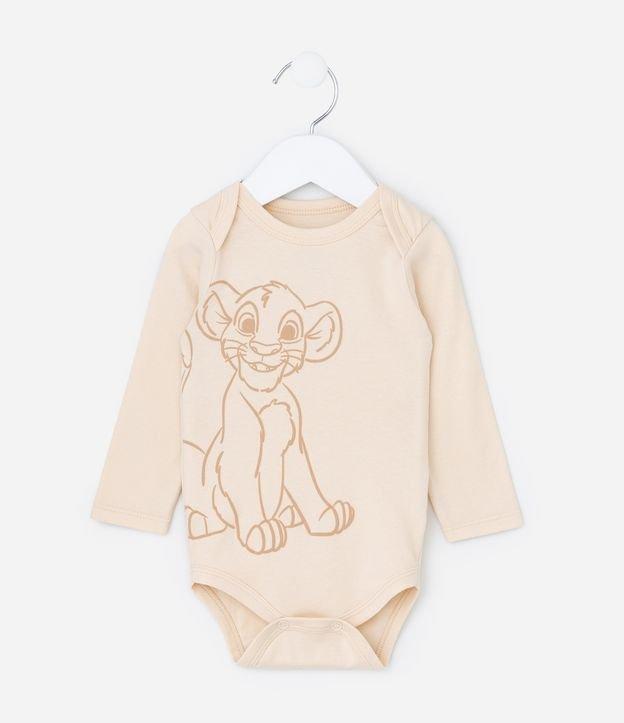 Body Infantil com Estampa Simba Rei Leão - Tam 0 a 18 meses - 1