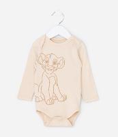 Body Infantil com Estampa Simba Rei Leão - Tam 0 a 18 meses - 1