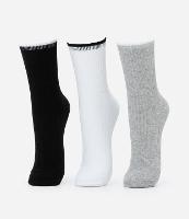 Kit 03 Meias Cano Alto Esportivas em Algodão com Bordado Get Over - 1