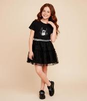 Camiseta Curta Infantil com Estampa Aranha em Foil - Tam 5 a 14 Anos - 2