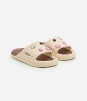 Chinelo Slide Infantil com Patchs Florzinhas - Tam 24 ao 31 - 1
