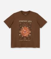 Camiseta Oversized em Algodão com Estampa Positive Life Curve & Plus Size - 1