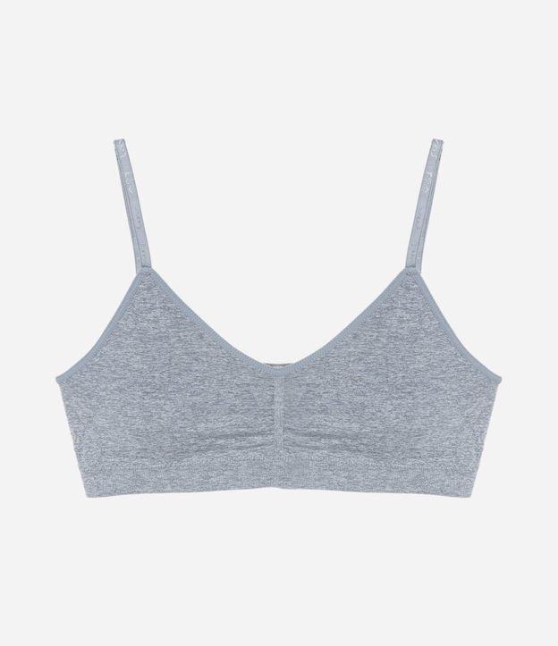 Sutiã Top Seamless com Bojo Removível - 1