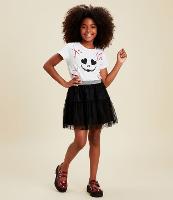 Camiseta Infantil Halloween com Estampa de Caveira e Arranhão de Sangue - Tam 5 a 14 Anos - 2