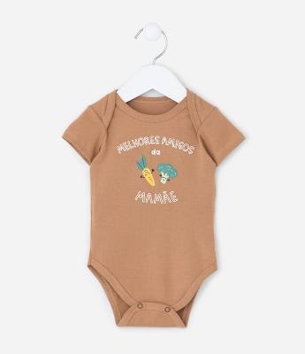 Body Infantil Melhores Amigos da Mamãe - Tam 0 a 18 Meses