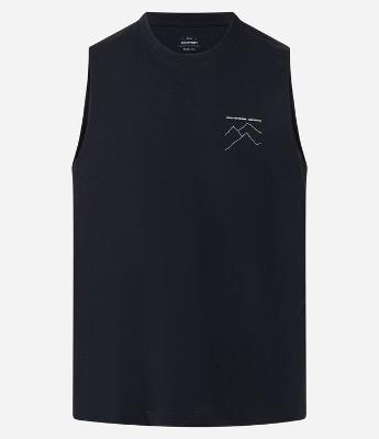 Regata Comfort em Algodão com Estampa de Montanhas