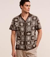 Camisa em Algodão com Estampa Quadriculada e Texturizada - 2