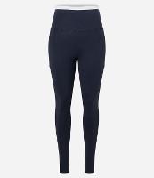 Calça Legging Esportiva em Microfibra com Cós Duplo e Bolsos - 1