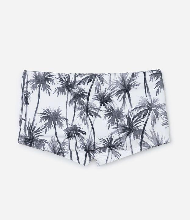 Sunga Boxer em Microfibra com Estampa de Coqueiros - 1