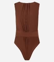 Body Regata em Tule com Cinturão e Drapeados - 1