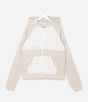 Jaqueta Infantil com Bolsos e Recortes Contrastantes - Tam 5 a 14 Anos - 1