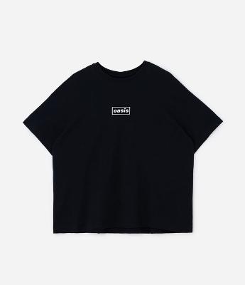 Camiseta Oversized com Estampa Oasis Curve & Plus Size