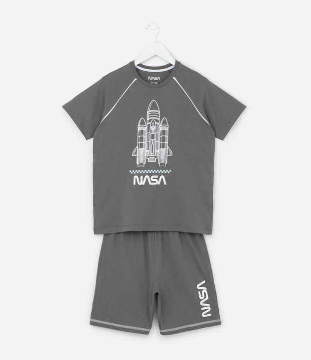 Pijama Infantil com Estampa NASA - Tam 5 a 14 Anos - 1