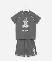 Pijama Infantil com Estampa NASA - Tam 5 a 14 Anos - 1