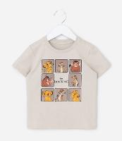 Camiseta Infantil com Estampa Rei Leão - Tam 1 a 6 Anos - 1