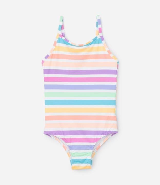 Maiô Infantil com Estampa Listrada - Tam 5 a 14 anos - 1