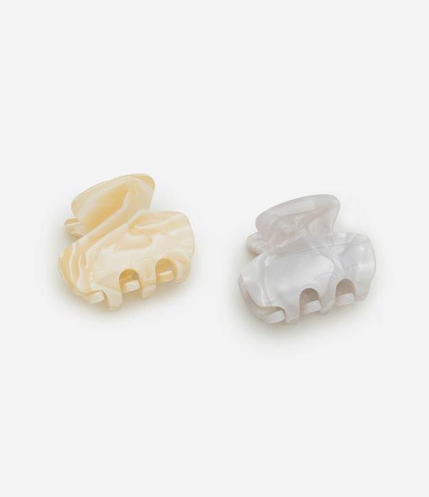 Kit 02 Piranhas de Cabelo Efeito Marmorizado - 1