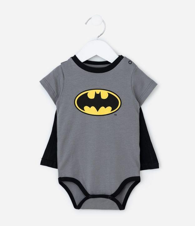 Body Infantil com Estampa e Capa do Batman - Tam 0 a 18 meses - 1