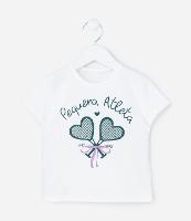 Blusa Infantil com Estampa de Raquetes Pequena Atleta - Tam 1 a 6 Anos - 1