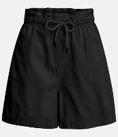 Short Curto em Sarja com Elástico no Cós e Barra Larga - 1